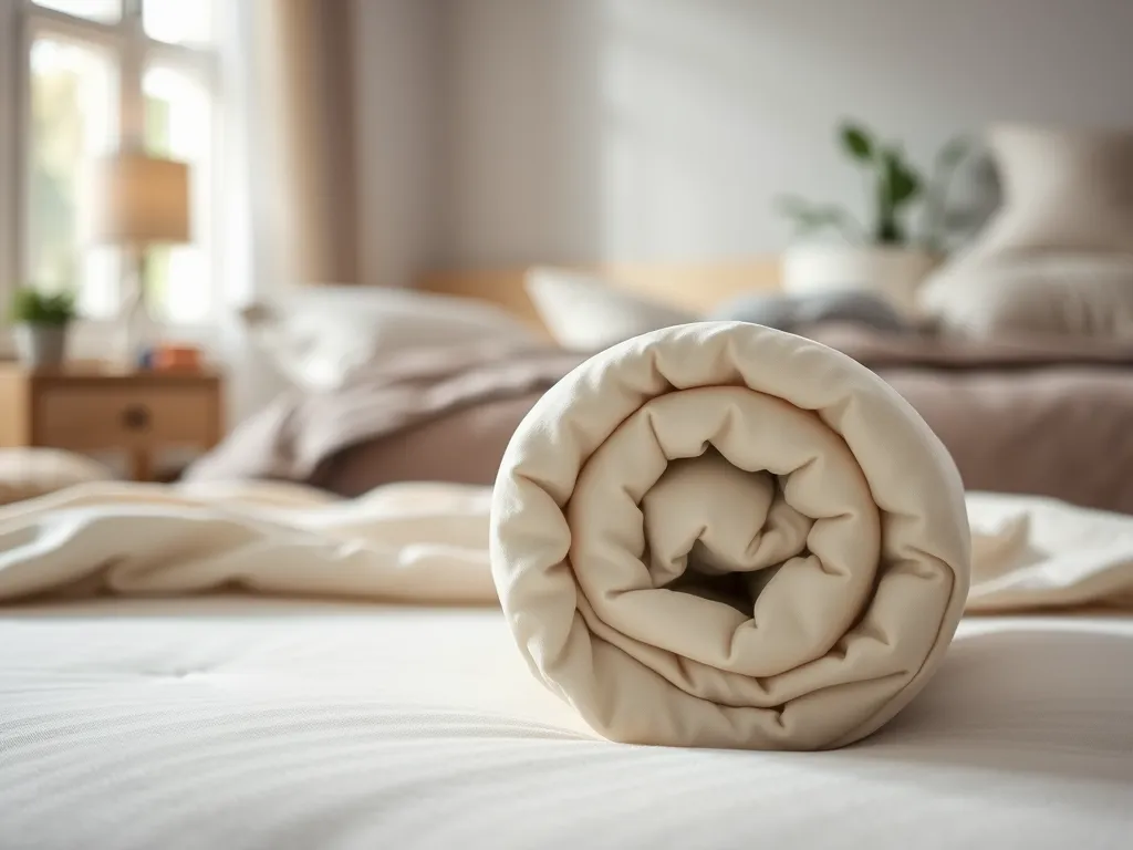 Jak zwinąć materac w rulon?