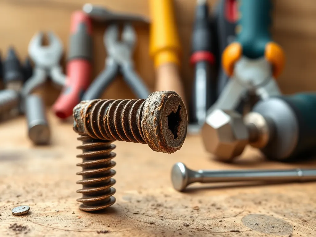 Jak wykręcić urwaną śrubę domowym sposobem?