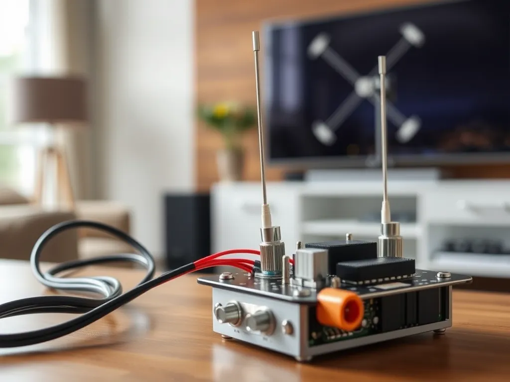 Jak wzmocnić sygnał anteny pokojowej domowym sposobem?