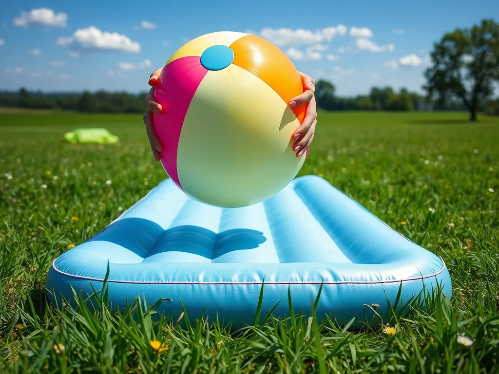 Jak napompować materac bez pompki?