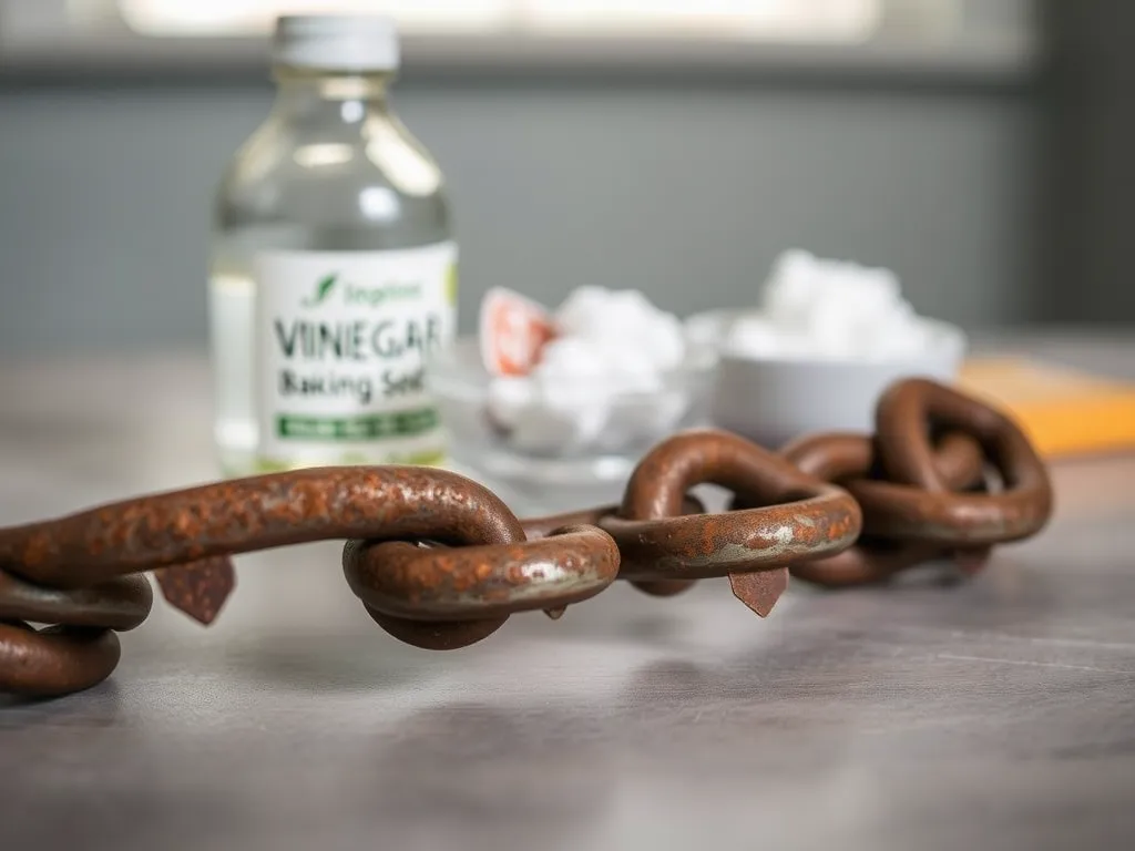 Jak odrdzewić łańcuch domowym sposobem?