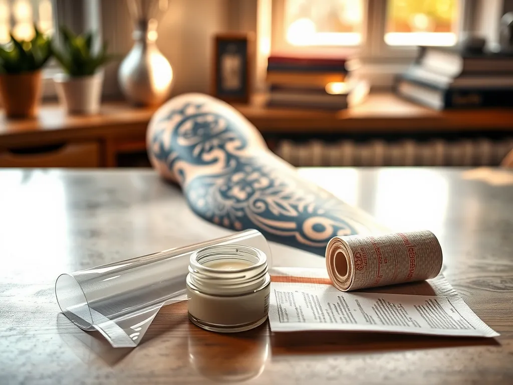 Jak zabezpieczyć tatuaż do pracy?