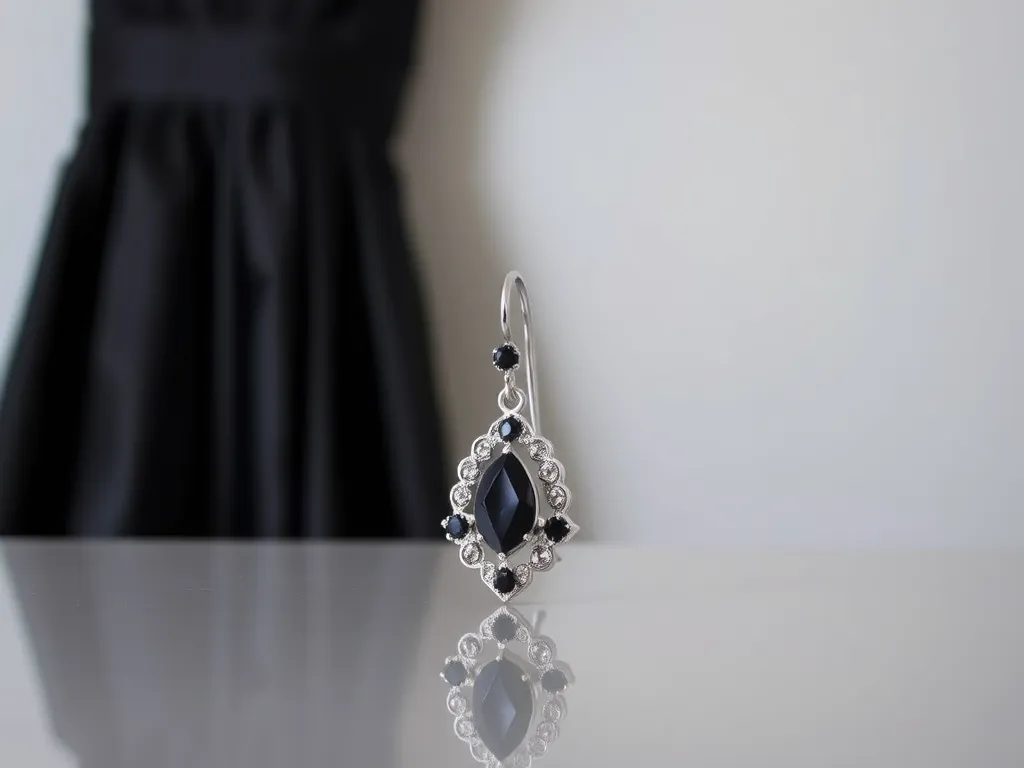Jakie kolczyki do czarnej sukienki?