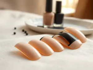 French z czarnymi końcówkami – inspiracje i porady