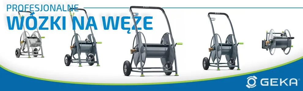 Wózki do węży ogrodowych