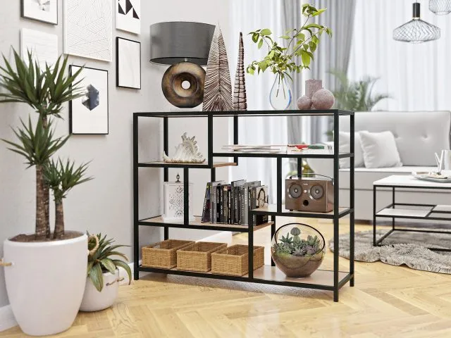 Metalowe regały w stylu loft – zobacz modne modele