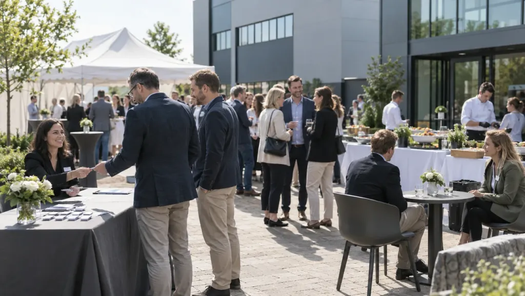 Dzień otwarty firmy jak przygotować strefę dla klientów, pracowników i cateringu